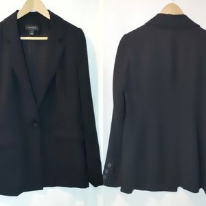 Halogen Blazer One Button Black Medium M Classic